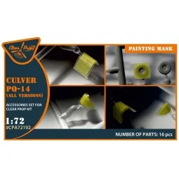 Culver PQ-14 (all versions) painting mask for CP kits, 1/72 - Clear...