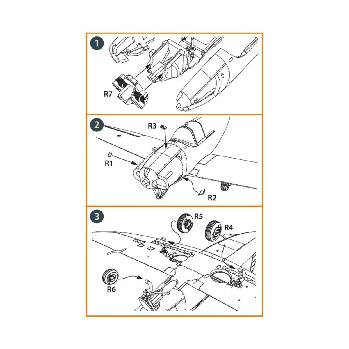 Culver PQ-14 Exterior set for CP kits, 1/72 - Clear Prop Accessorie...