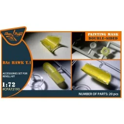 Bat HAWK T.1 double-sided painting mask for REVELL kit, 1/72 - Clea...
