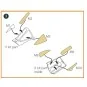 A-10 A/C double-sided painting mask for GWH kit, 1/72 - Clear Prop ...