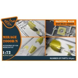 Mirage 2000B/N double-sided painting mask for Modelsvit kit, 1/72 -...
