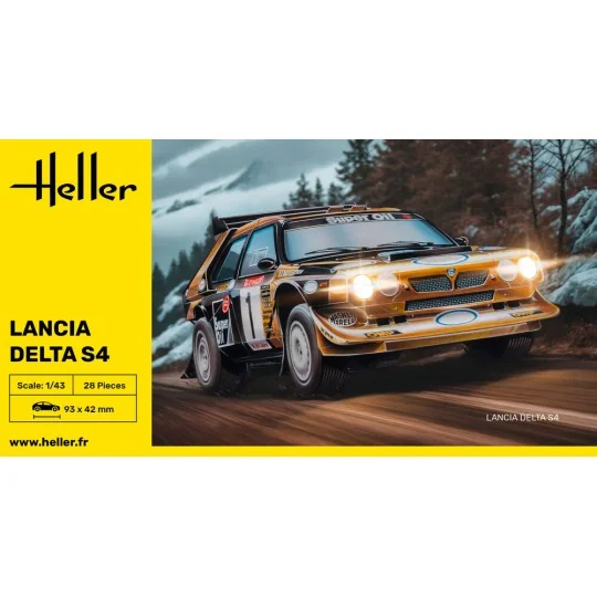 Lancia Delta S4, 1/43 - Heller 80177 Lancia Delta S4, 1/43 - Heller 80177