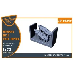 Wessex HC.2 Tail hinge for Airfix kit, 1/72 - Clear Prop Accessorie...