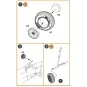 Wessex HC.2 Wheel set type 1 for Airfix kit, 1/72 - Clear Prop Acce...