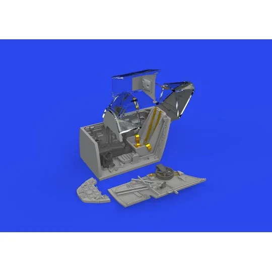 Bf 109F cockpit w/ early seat PRINT 1/48 EDUARD, 1/48 - Eduard Acce...