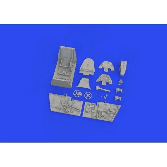 Bf 109F cockpit PRINT 1/48 EDUARD - Eduard Accessories 648876
