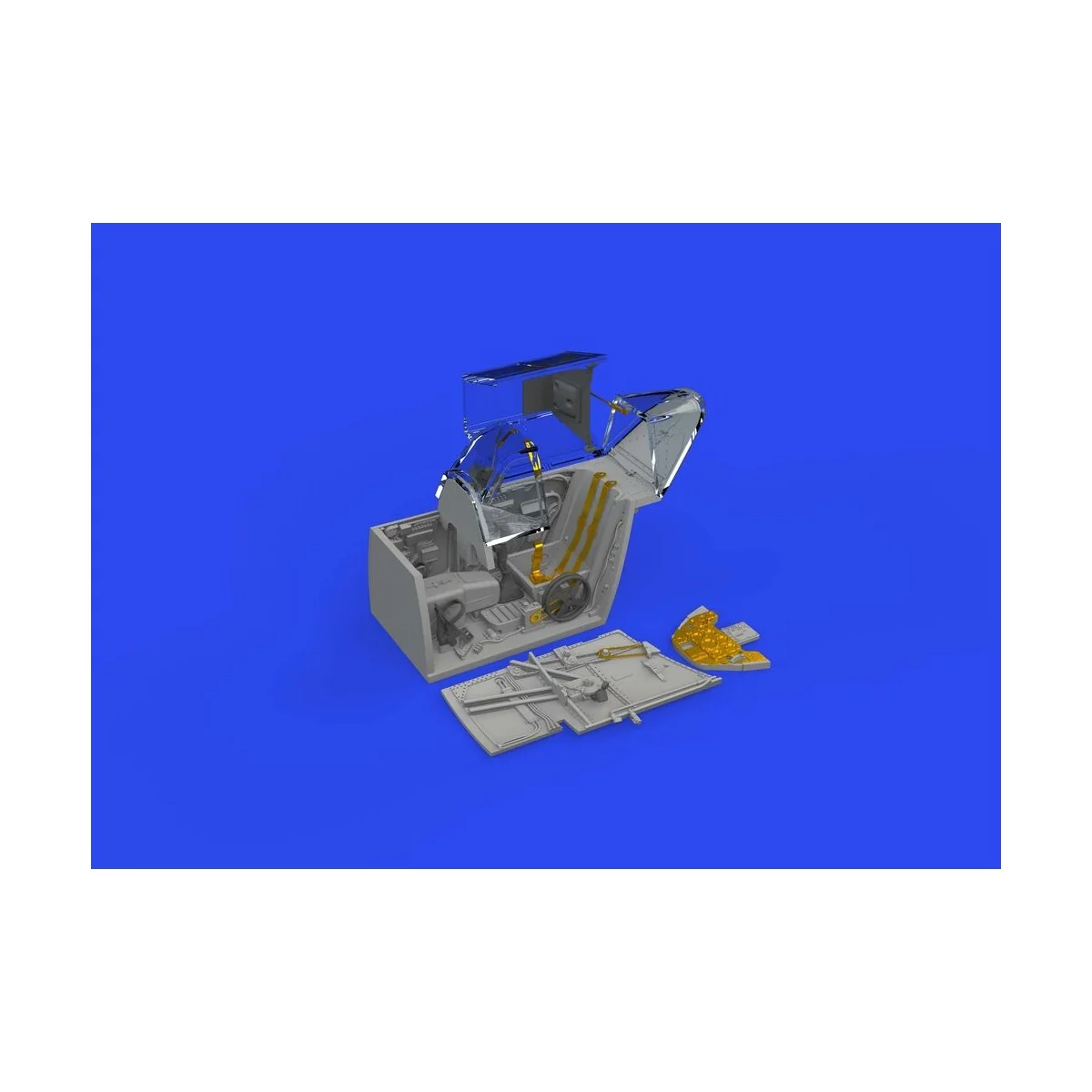 Bf 109F cockpit PRINT 1/48 EDUARD - Eduard Accessories 648876