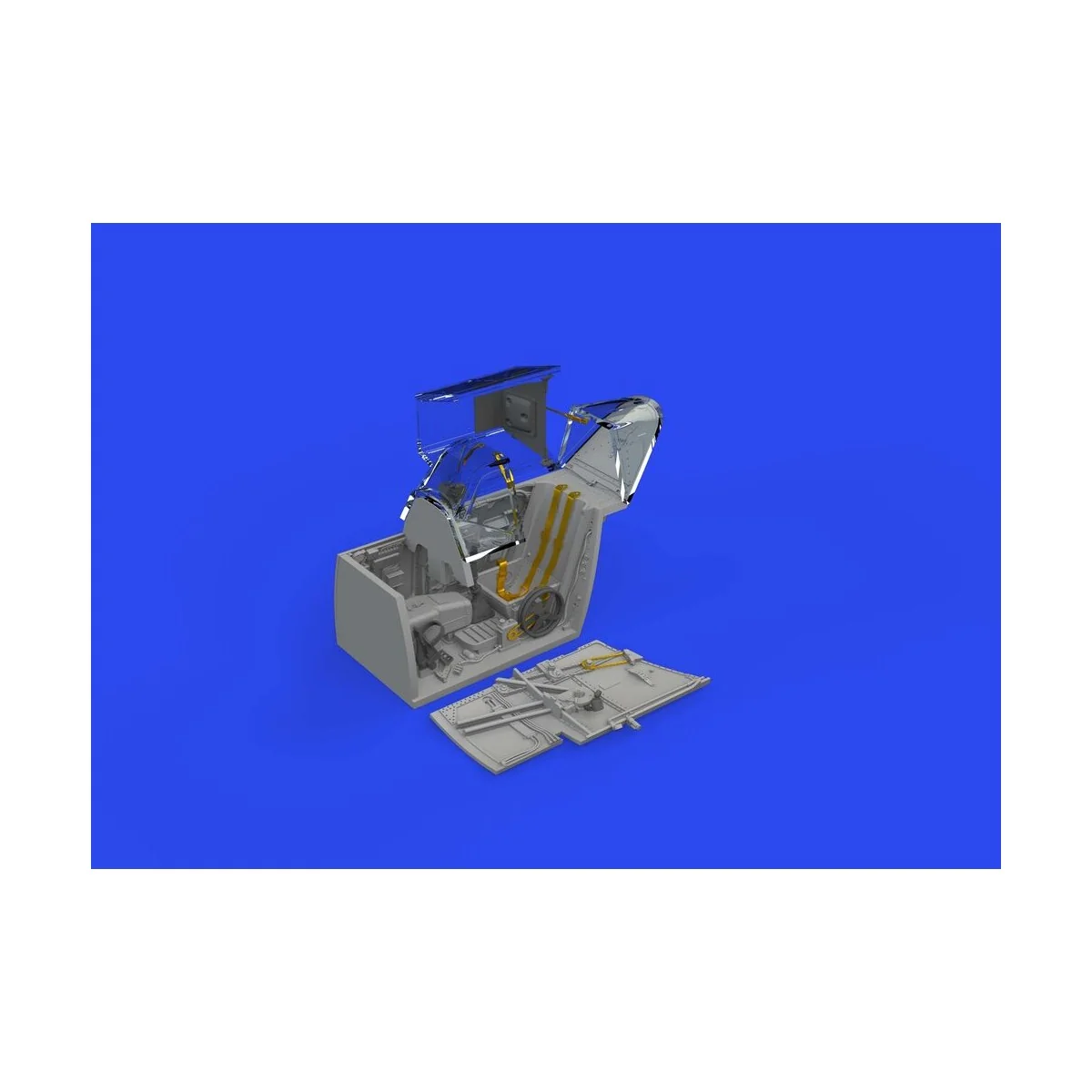 Bf 109F cockpit PRINT 1/48 EDUARD - Eduard Accessories 648876