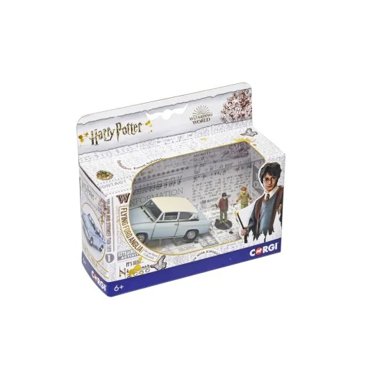 Harry Potter - Enchanted Ford Anglia w/Harry and Ron figures, 1/43 ...