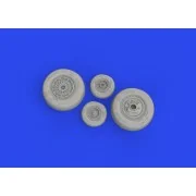 F-4E wheels 1/48 MENG, 1/48 - Eduard Accessories 648882