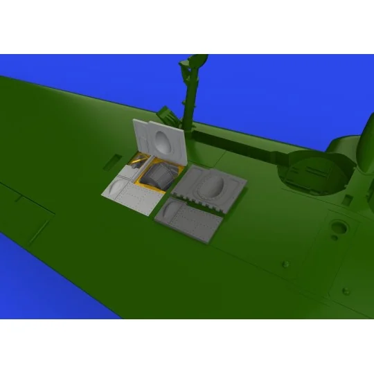 A6M3 gun bays short barrel PRINT 1/48 EDUARD, 1/48 - Eduard Accesso...