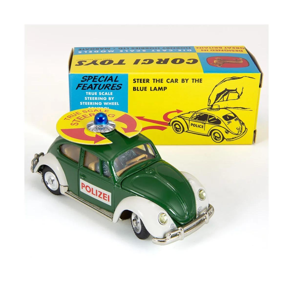 492 Volkswagen European Police Car - Corgi CD54321028