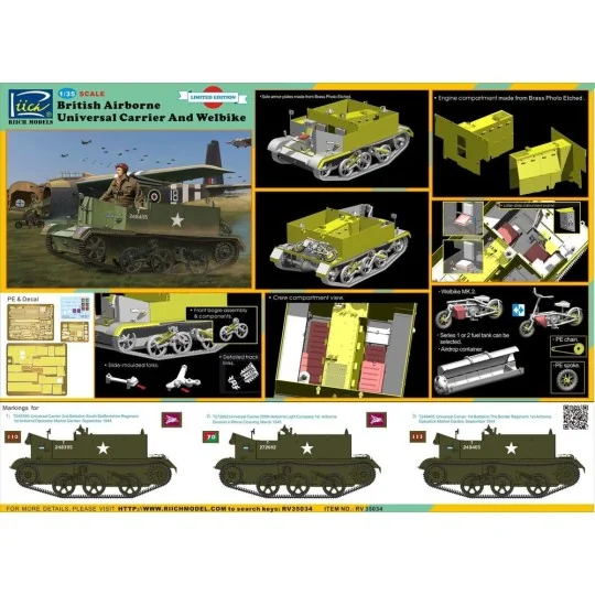 British Airborne Universal CarrierMk.III & Welbike Mk.2(Limited Edi...