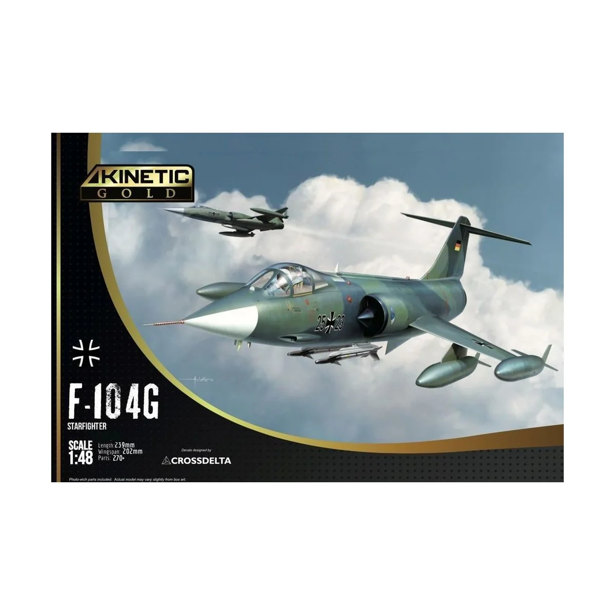 F-104G German Air Force and Marine, 1/48 - KINETIC K48083