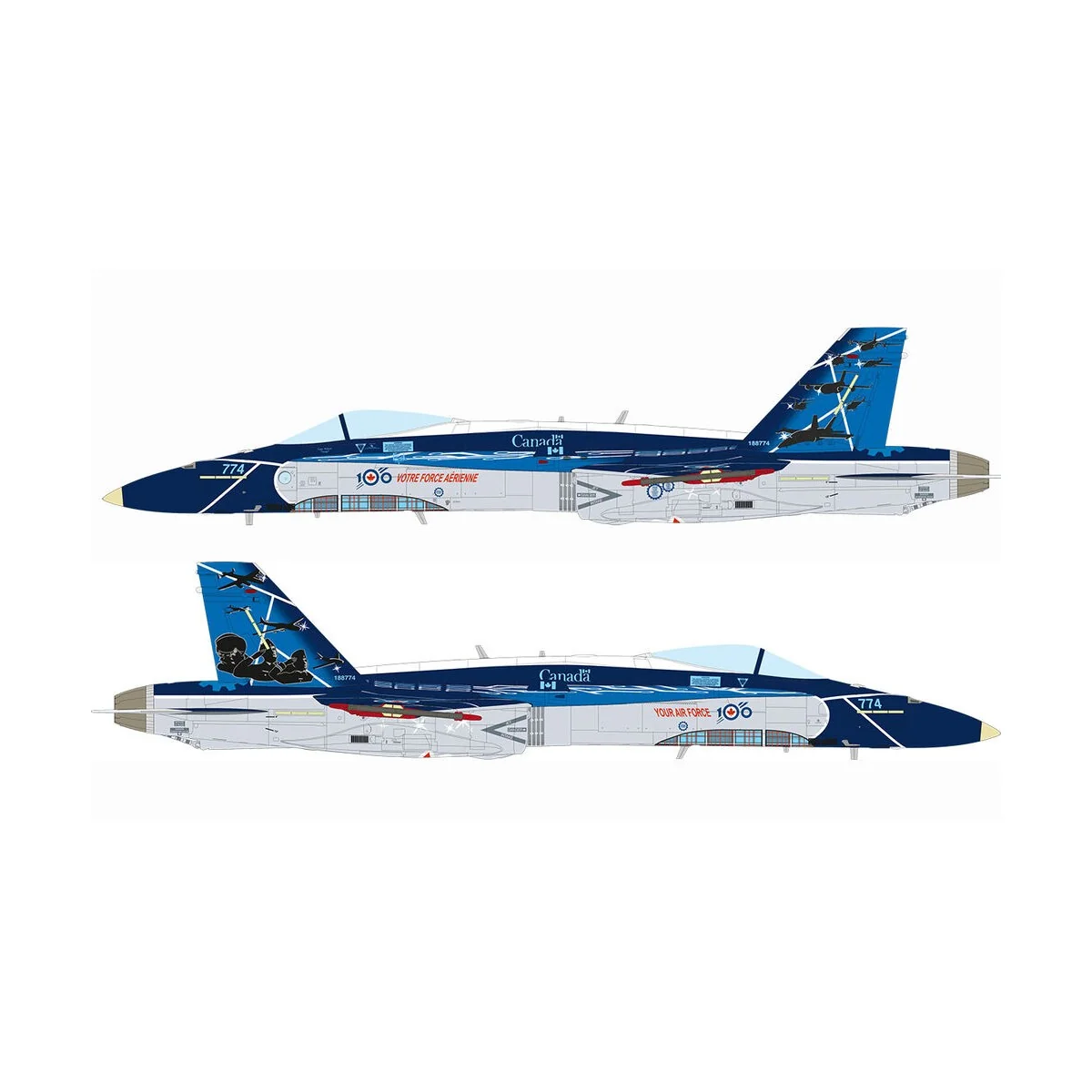 CF-188 100 Years, 1/48 - KINETIC K48150