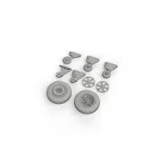 FM-2 wheels 1/48 EDUARD, 1/48 - Eduard Accessories 648887
