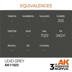 Lead Grey 17ml - AK Interactive AK11023 2