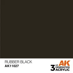 Rubber Black 17ml - AK Interactive AK11027