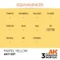 Pastel Yellow 17ml - AK Interactive AK11037