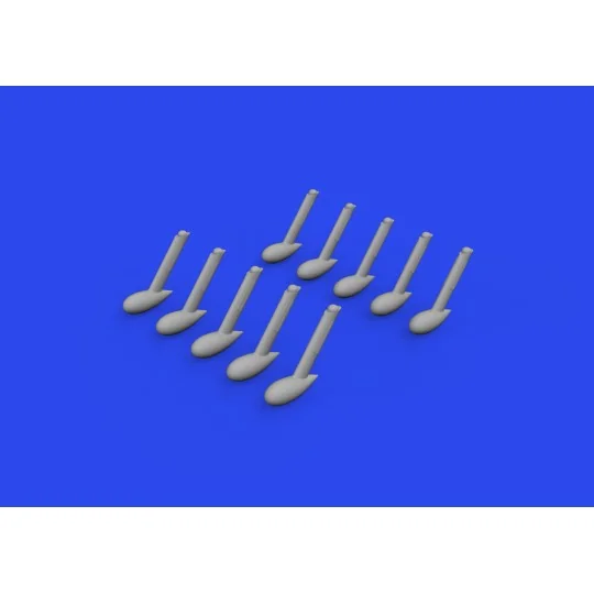 Bf 109 balance weights PRINT 1/48 EDUARD - Eduard Accessories 648894