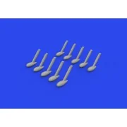 Bf 109 balance weights PRINT 1/48 EDUARD, 1/48 - Eduard Accessories...