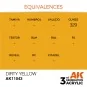 Dirty Yellow 17ml - AK Interactive AK11043