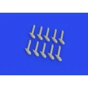 Bf 109 balance weights PRINT 1/48 EDUARD - Eduard Accessories 648894