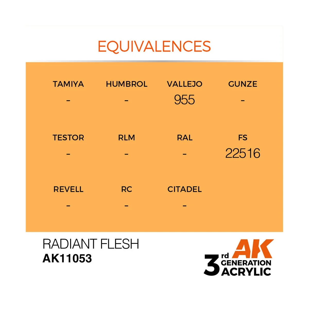 Radiant Flesh 17ml - AK Interactive AK11053