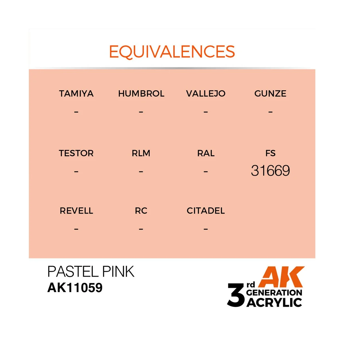 Pastel Pink 17ml - AK Interactive AK11059