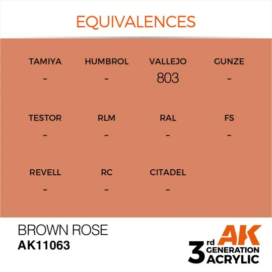Brown Rose 17ml - AK Interactive AK11063