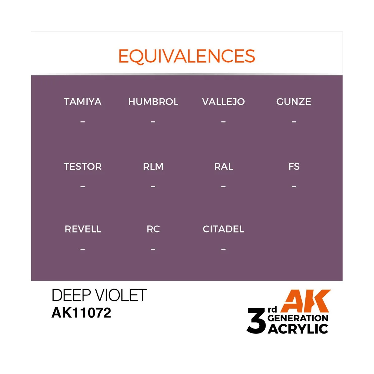 Deep Violet 17ml - AK Interactive AK11072