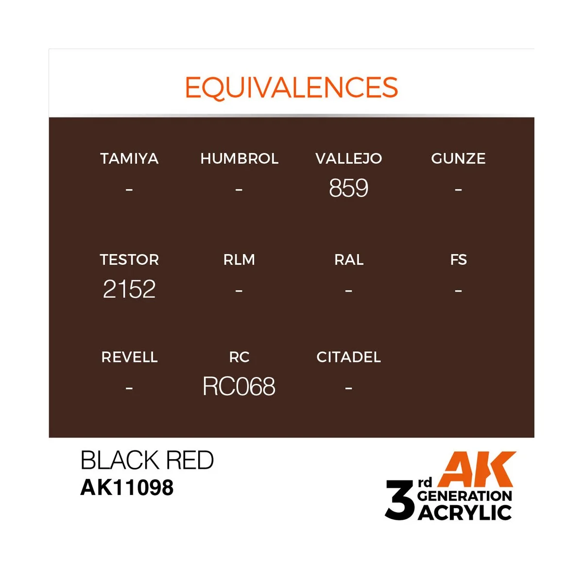 Black Red 17ml - AK Interactive AK11098