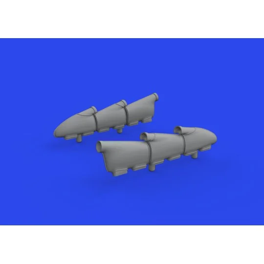 Hurricane Mk.I exhaust stacks PRINT 1/48 HOBBY BOSS - Eduard Access...
