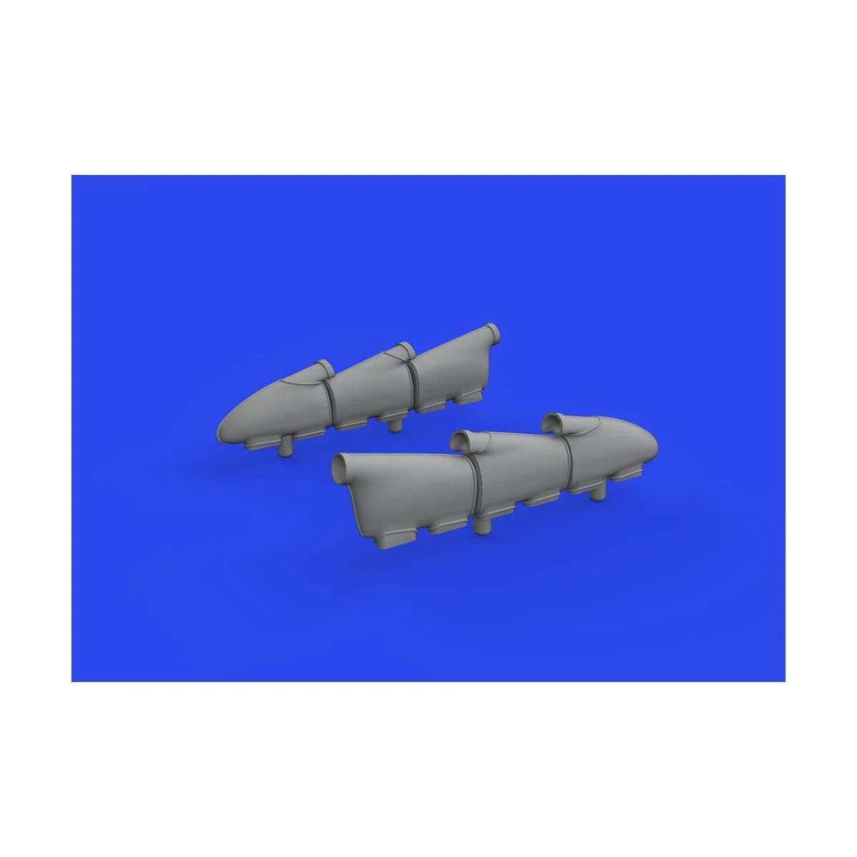 Hurricane Mk.I exhaust stacks PRINT 1/48 HOBBY BOSS - Eduard Access...