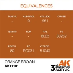 Orange Brown 17ml - AK Interactive AK11101 2