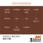 Saddle Brown 17ml - AK Interactive AK11104