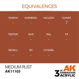 Medium Rust 17ml - AK Interactive AK11103 2