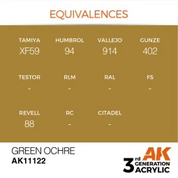Green Ocher 17ml - AK Interactive AK11122 2