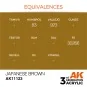 Japanese Brown 17ml - AK Interactive AK11123
