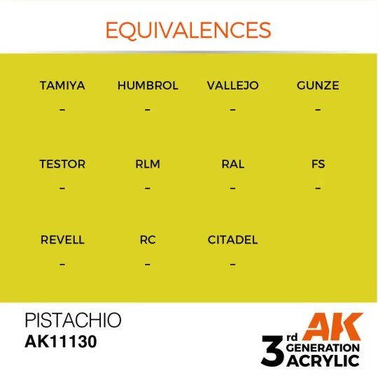 Pistachio 17ml - AK Interactive AK11130