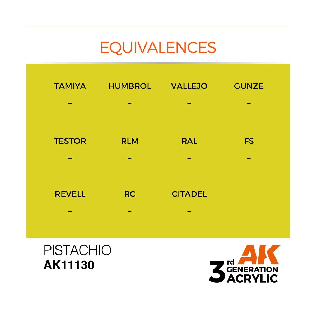 Pistachio 17ml - AK Interactive AK11130