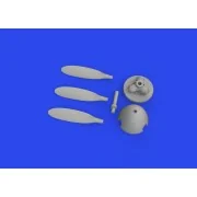 Bf 109K-4 propeller PRINT 1/48 EDUARD, 1/48 - Eduard Accessories 64...