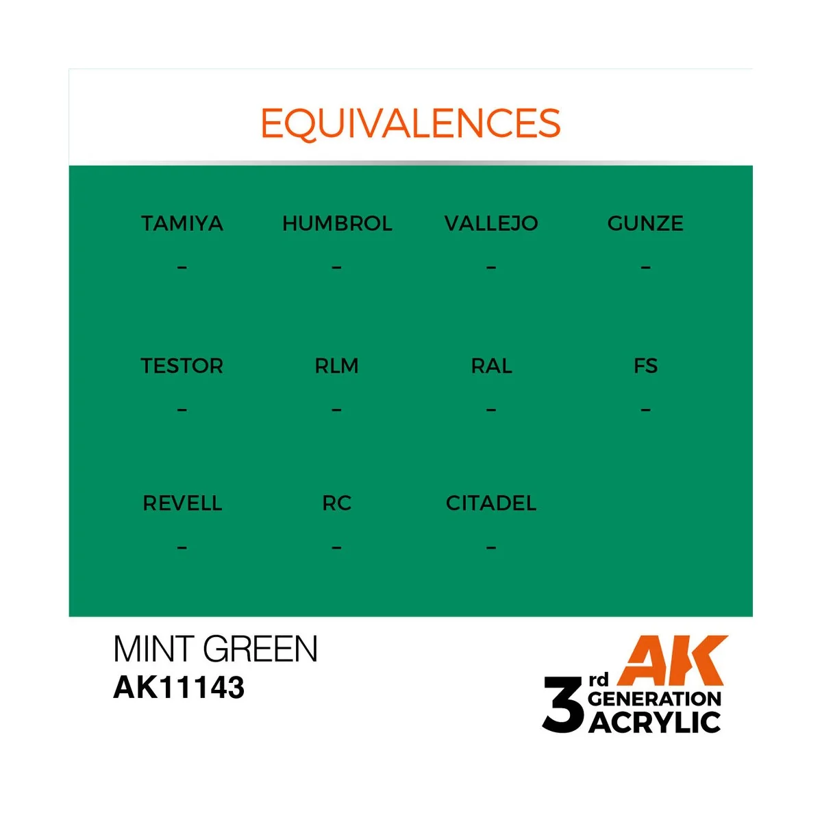 Mint Green 17ml - AK Interactive AK11143