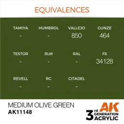 Medium Olive Green 17ml - AK Interactive AK11148 2
