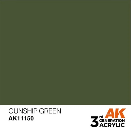 Gunship Green 17ml - AK Interactive AK11150