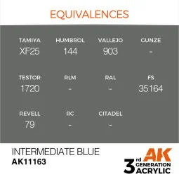 Intermediate Blue 17ml - AK Interactive AK11163 2