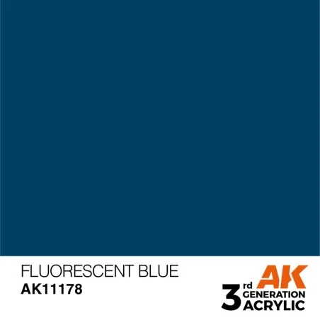 Fluorescent Blue 17ml - AK Interactive AK11178