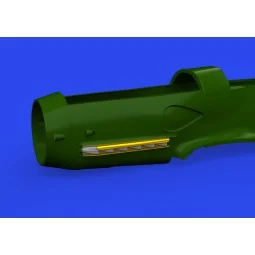 Bf 109K-4 exhaust stacks PRINT 1/48 EDUARD - Eduard Accessories 648913