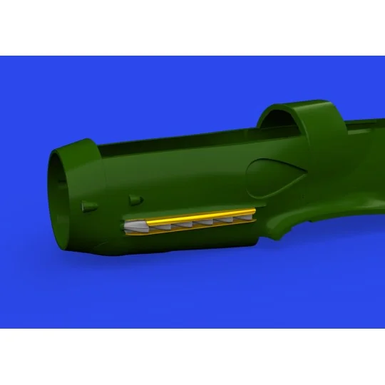 Bf 109K-4 exhaust stacks PRINT 1/48 EDUARD - Eduard Accessories 648913