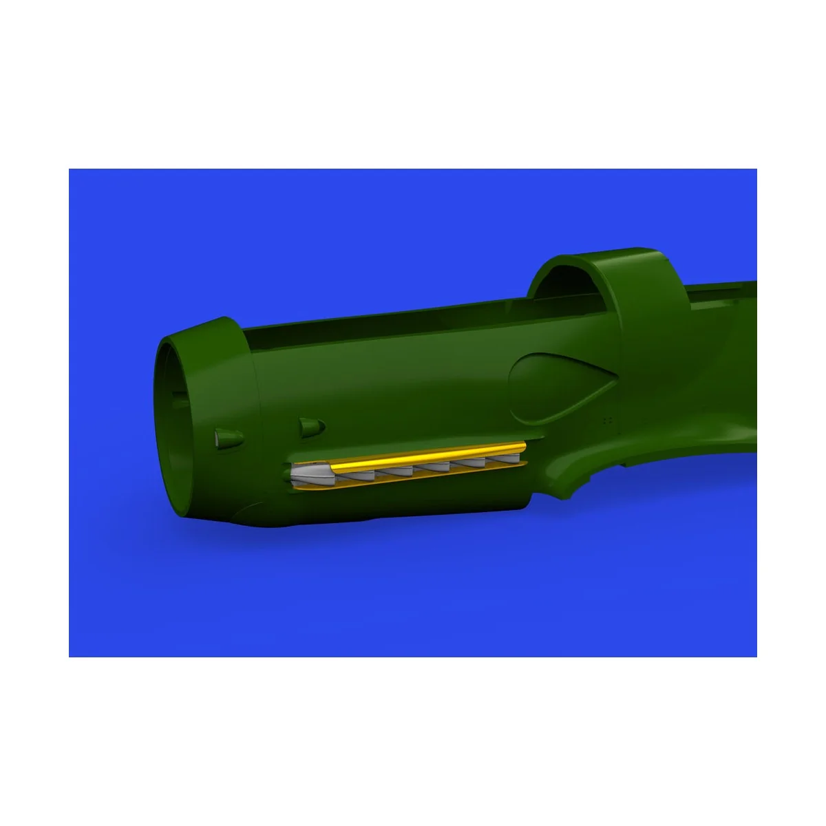 Bf 109K-4 exhaust stacks PRINT 1/48 EDUARD - Eduard Accessories 648913